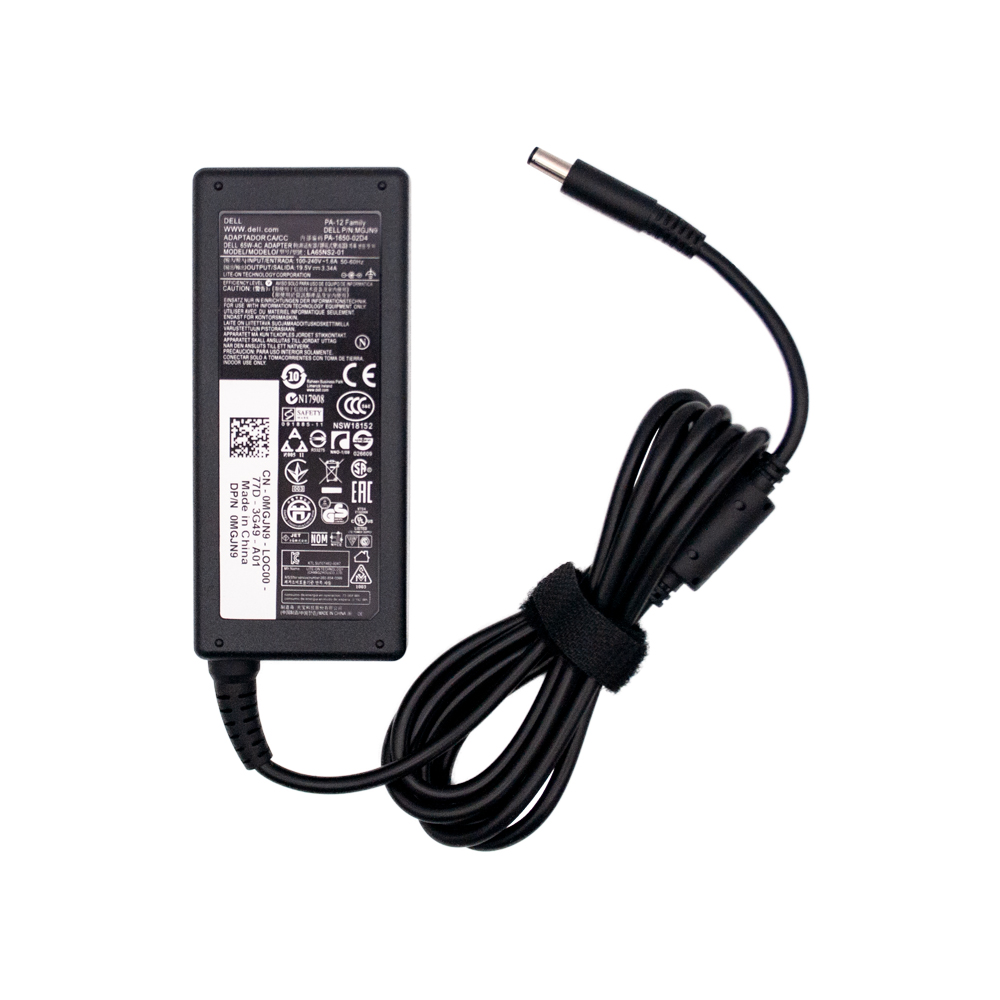 DELL 90W Barrel (7.4 x 5mm) AC Adapter with UK Plug
