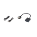 Microconnect MONGGHDMI video cable adapter 0.3 m VGA (D-Sub) HDMI Black