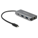 StarTech.com 3 Port USB C Hub with Gigabit Ethernet RJ45 GbE Port - 2x USB-A, 1x USB-C - SuperSpeed 10Gbps USB 3.1/3.2 Gen 2 Type C Hub Adapter - USB Bus Powered - Aluminum - Works w/TB3