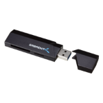 Sabrent CR-UMSS card reader USB 3.2 Gen 1 (3.1 Gen 1) Black