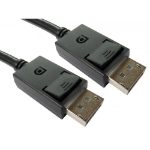 Cables Direct CDLDP40-00 DisplayPort cable 0.5 m Black