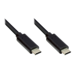 EXSYS EX-K1585-1.0 USB cable USB 3.2 Gen 1 (3.1 Gen 1) 1 m USB C Black