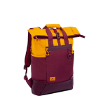 Rivacase 5321 laptop case 39.6 cm (15.6") Backpack Burgundy, Yellow