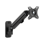 Gembird MA-WA1-01 monitor mount / stand 68.6 cm (27") Black Wall