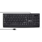 BRobotix 6007181 teclado Universal QWERTY Inglés Negro