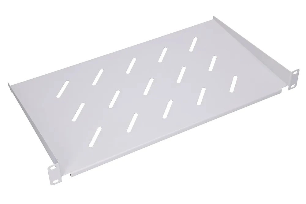 Extralink 1U 250mm Gray | Shelf | 19", for wall cabinets