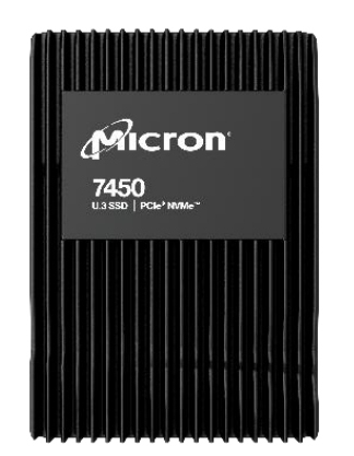 Image of Micron 7450 MAX U.3 6400 GB PCI Express 4.0 3D TLC NAND NVMe