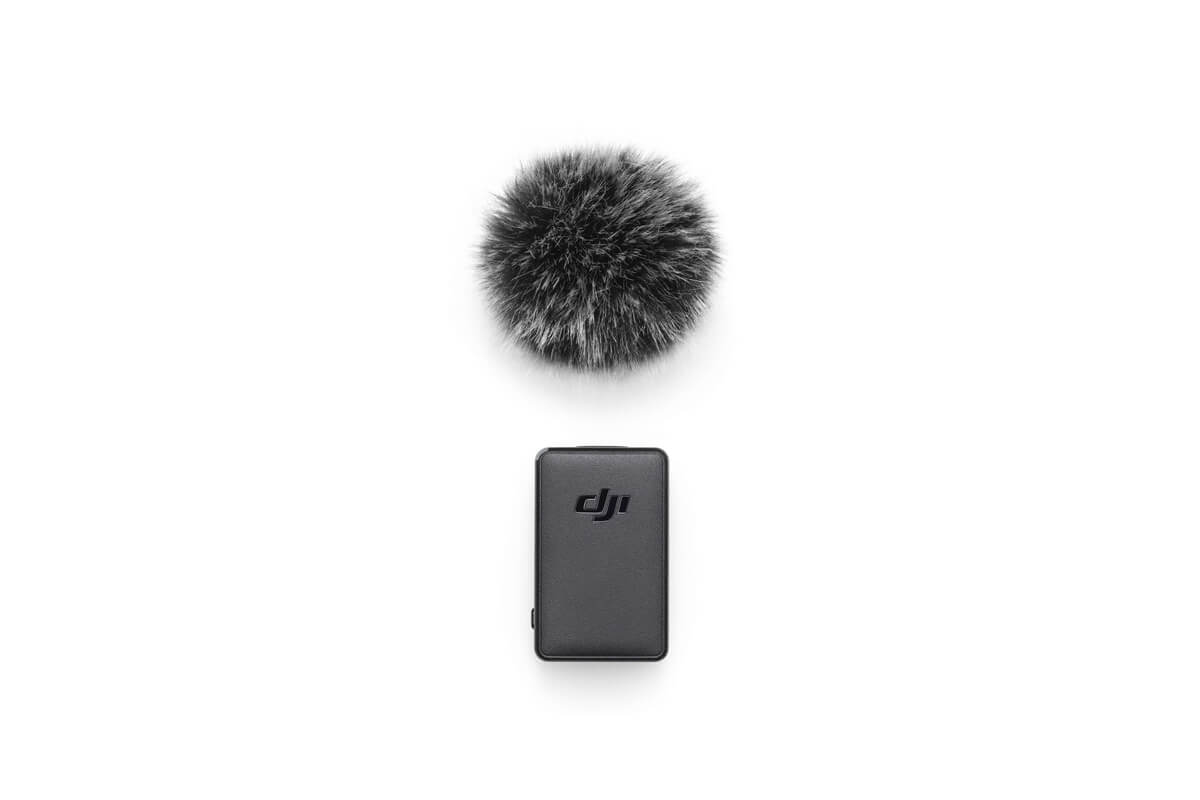 DJI Wireless Microphone Transmitter Black Contact microphone