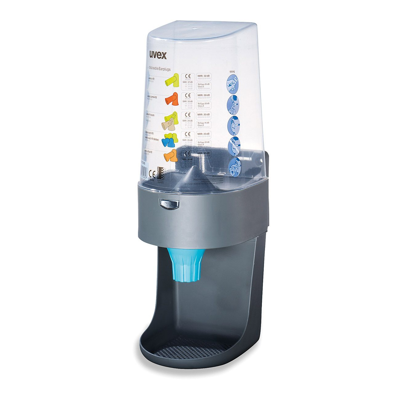 Image of Uvex 2112000 x-fit one 2 click Gehörschutzstöpsel Spender 1 St.