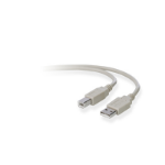 Belkin USB A/B 1.8m USB cable USB 2.0 70.9" (1.8 m) USB B 0.48 Gbit/s Gray