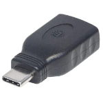 Manhattan 354646 cable gender changer USB C USB A Black