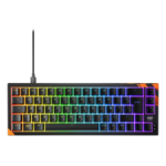 CHERRY K5 PRO TMR COMPACT keyboard Gaming USB AZERTY French Black, Orange