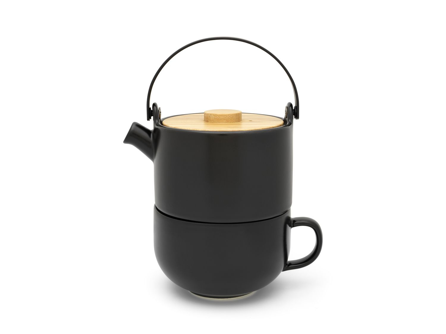 Image of Bredemeijer Bredemeijer Umea - Teapot set - 500 ml - Black -...