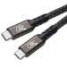 JLC TYPE C (MALE) TO TYPE C (MALE) CABLE 1M BLCK 40GBP