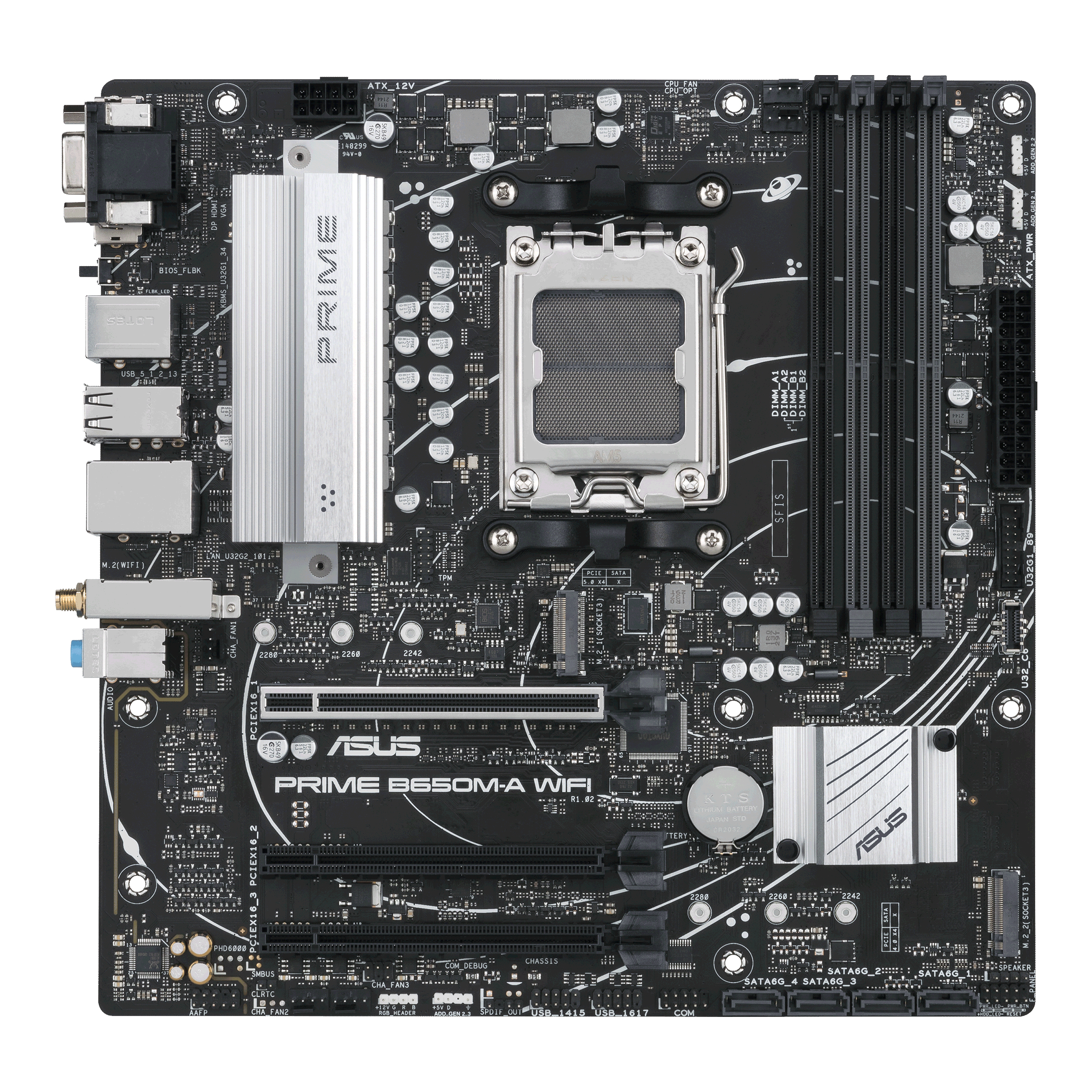 Image of ASUS PRIME B650M-A WIFI AMD B650 Socket AM5 micro ATX