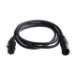 Microconnect PRO XLR cable 20m, AWG24, OFC, Balances, shielded, PVC, OD6,0mm, black audio cable
