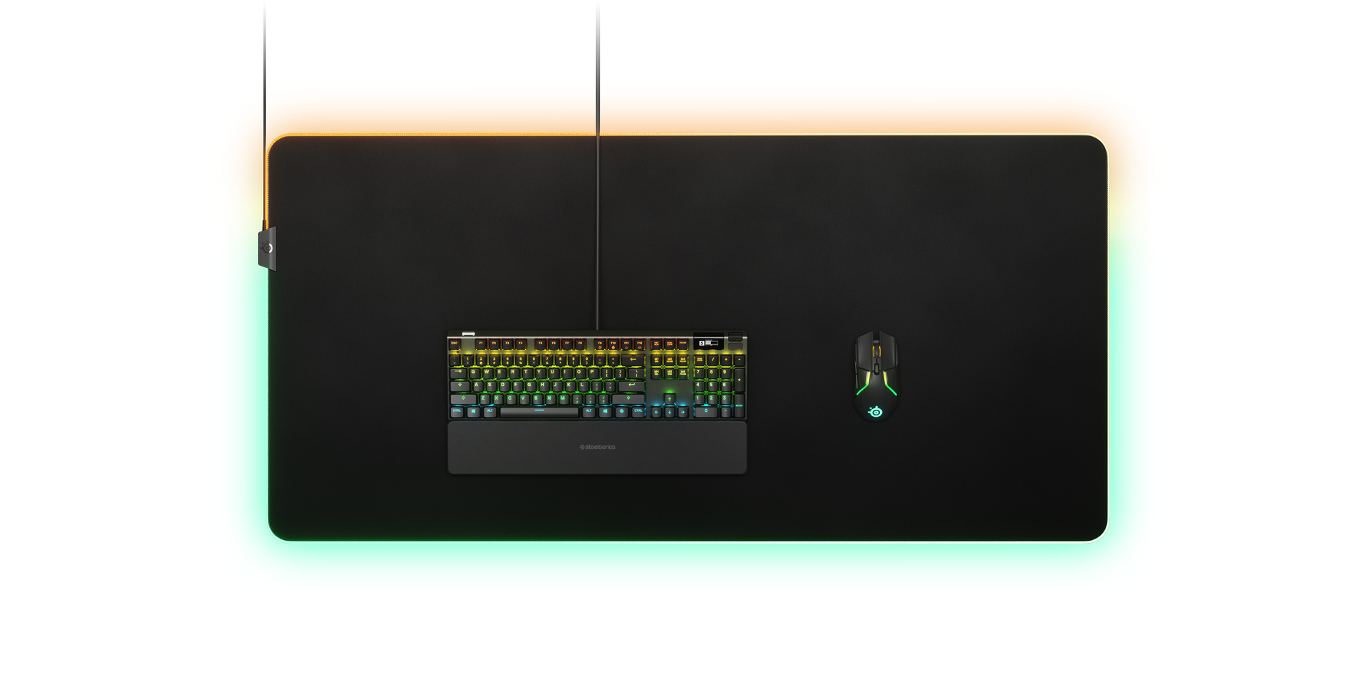 Steelseries QcK Prism Cloth Gaming mouse pad Black