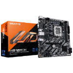 GIGABYTE H810M H Motherboard - Intel Core Ultra (Series 2) CPUs, 4+1+2 Phases VRM, up to 6400MHz DDR5, 1xPCIe 4.0 M.2, 1GbE LAN, USB 3.2 Gen 1