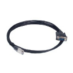 Moxa CBL-RJ45SF9-150 serial cable Black 1.5 m RJ45 DB9