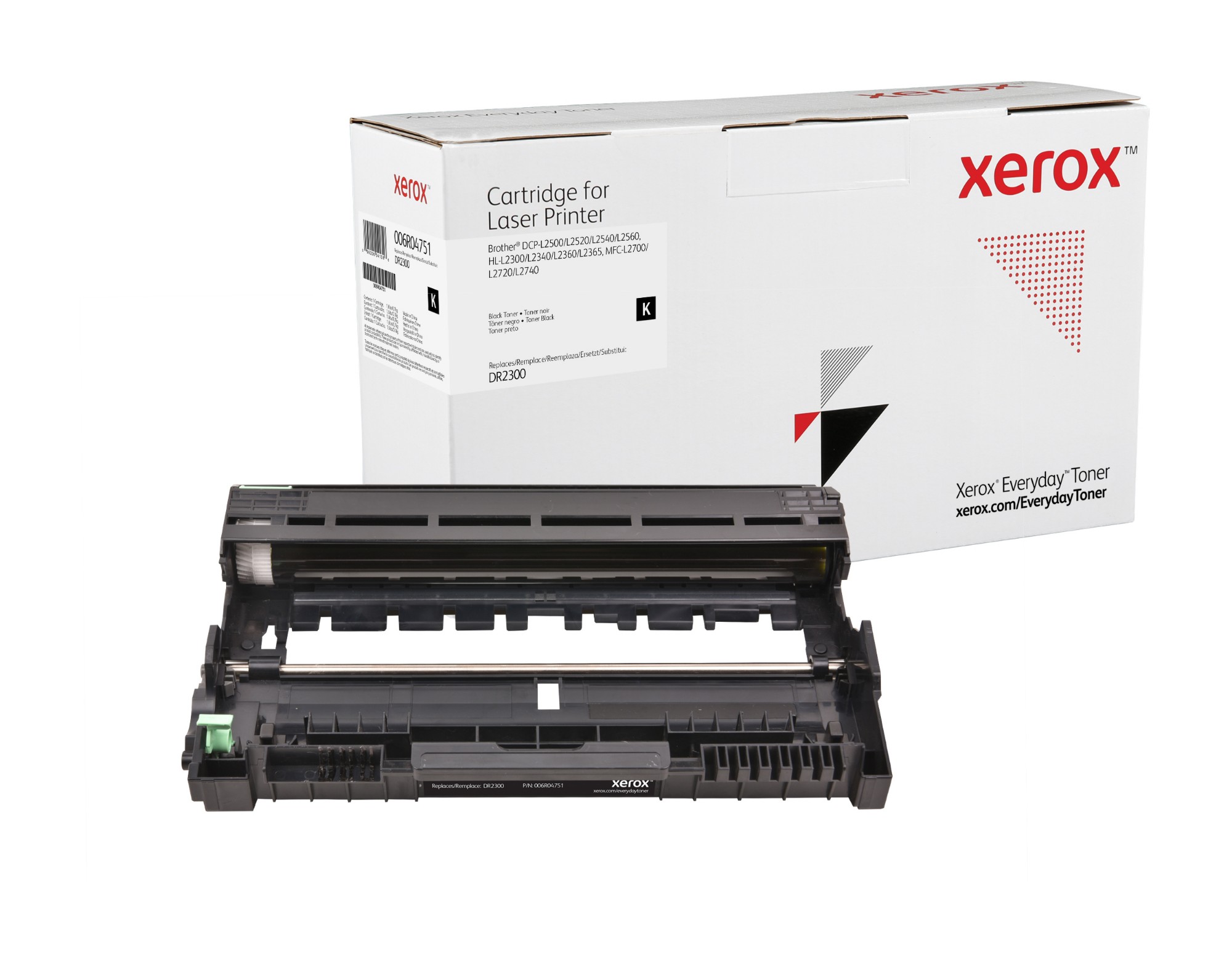 Xerox 006R04751 Drum kit, 12K pages (replaces Brother DR2300) for Brother HL-L 2300