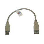 Cables Direct USB2-020FD USB cable 0.25 m USB 2.0 USB A Beige