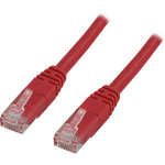 Deltaco UTP Cat6 networking cable Red 3 m