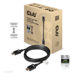 CLUB3D Ultra High Speed HDMI 4K120Hz, 8K60Hz Cable 48Gbps M/M 3 m/ 9.84ft