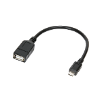 LogiLink AA0035 USB cable 0.2 m USB 2.0 Micro-USB B USB A Black