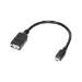 LogiLink AA0035 USB cable USB 2.0 0.2 m Micro-USB B USB A Black
