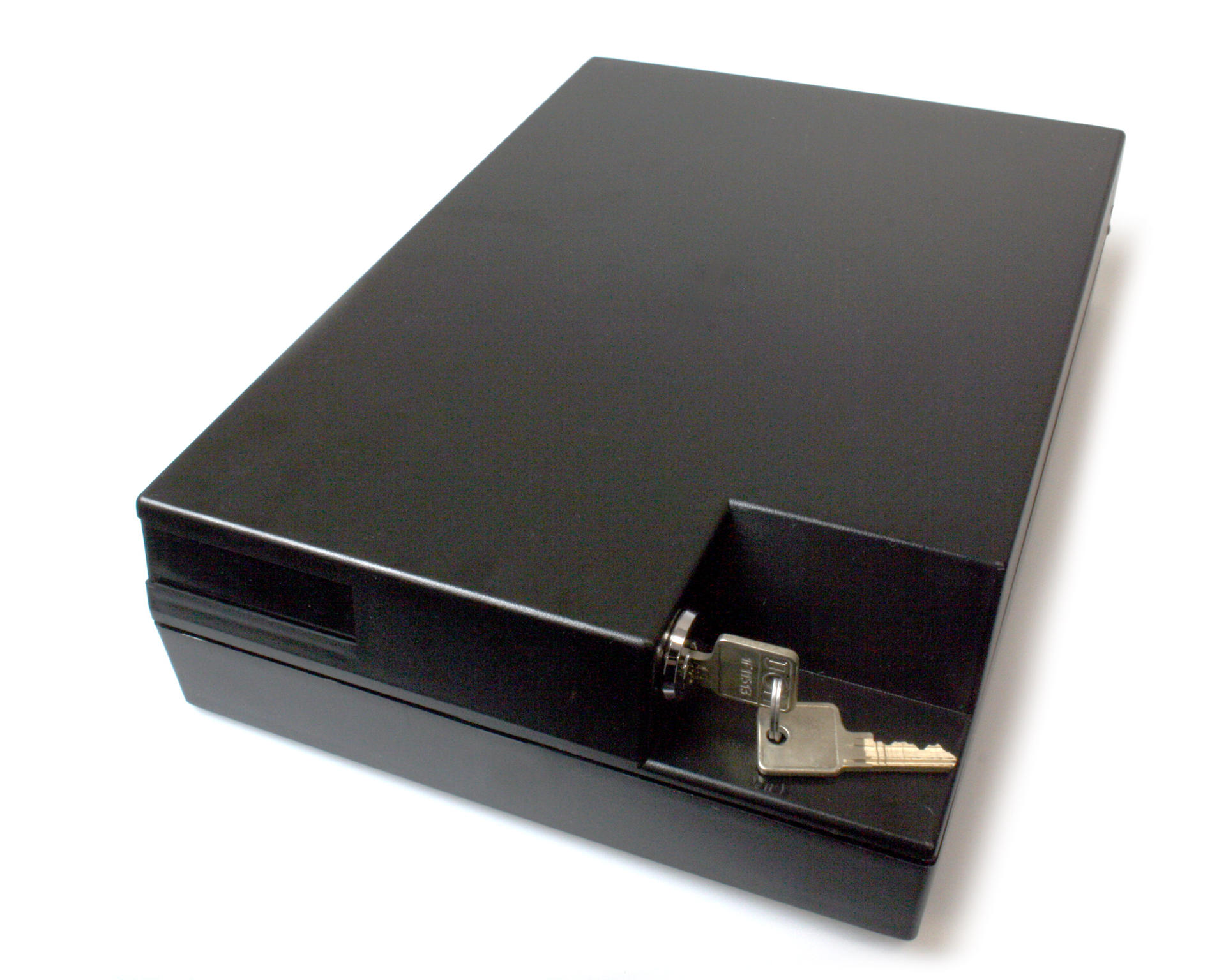 Black Lockable Card Box with 500 Spaces thumbnail
