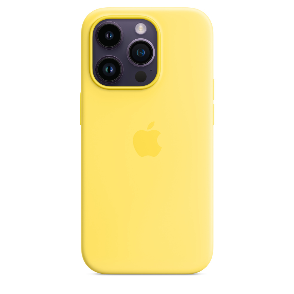 APPLE  iPhone 14 Pro Silicone Case with MagSafe - Canary Yellow