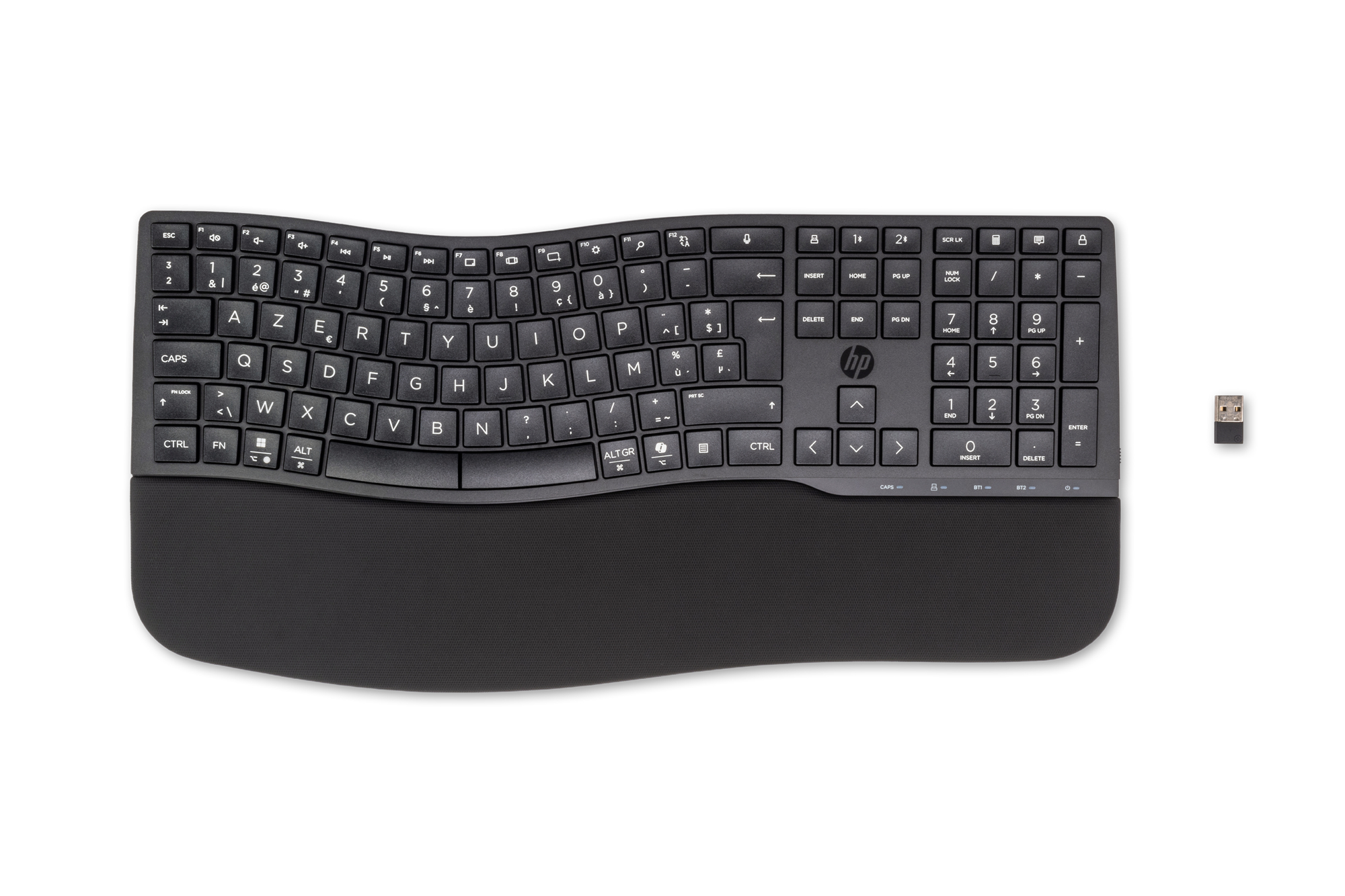 HP 680 Comfort Dual-Mode keyboard Home RF Wireless + Bluetooth AZERTY