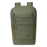 Rivacase Eden backpack Travel backpack Olive PU leather, Polyester, Recycled polyethylene terephthalate (rPET)