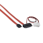 Gembird CC-MSATA-001 SATA-kabel Zwart, Rood