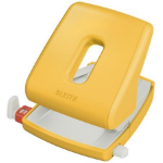 LEITZ COSY HOLE PUNCH 30 SHEET YLW