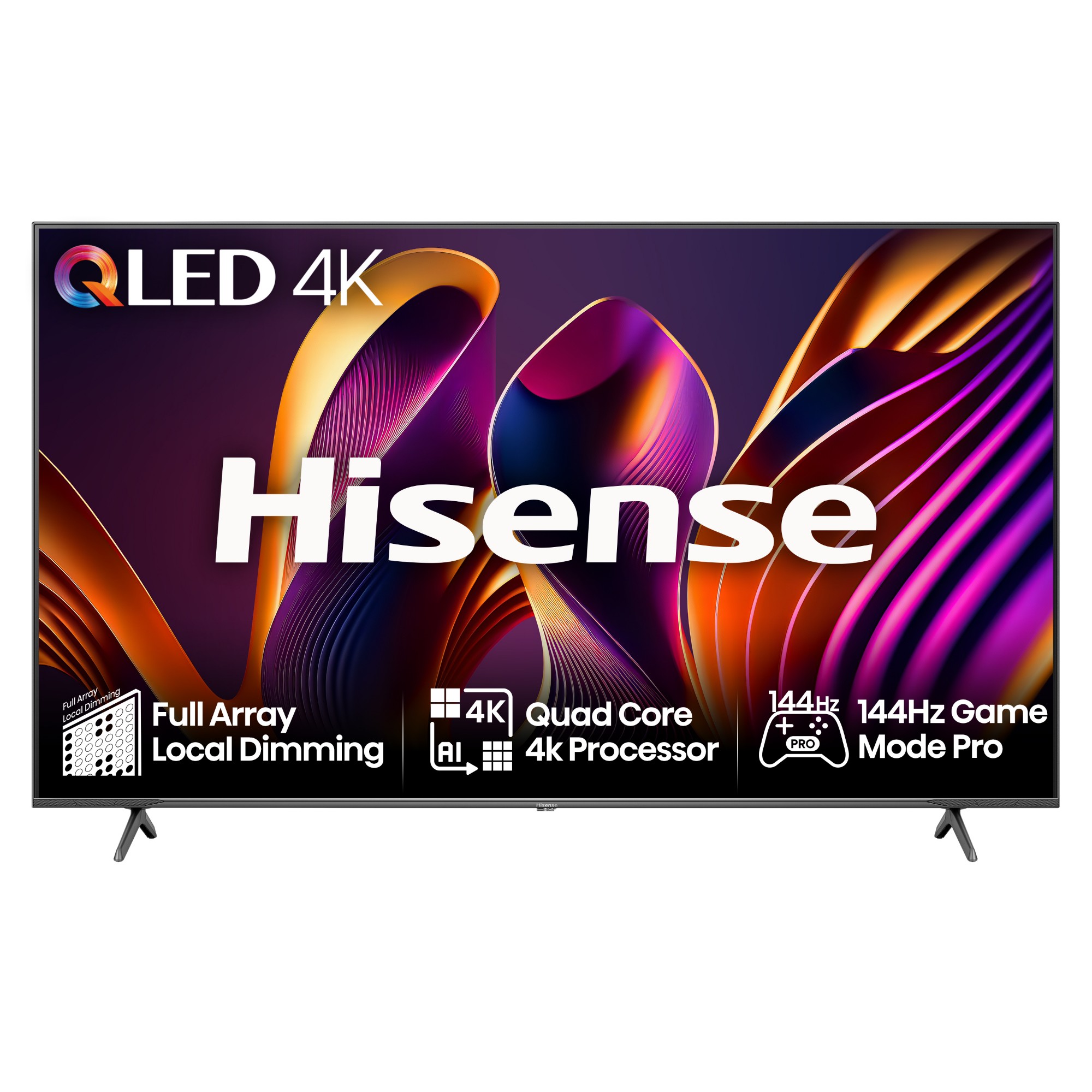 Hisense 65E7NQTUK PRO TV 165.1 cm (65") 4K Ultra HD Smart TV Wi-Fi Grey 400 cd/m²