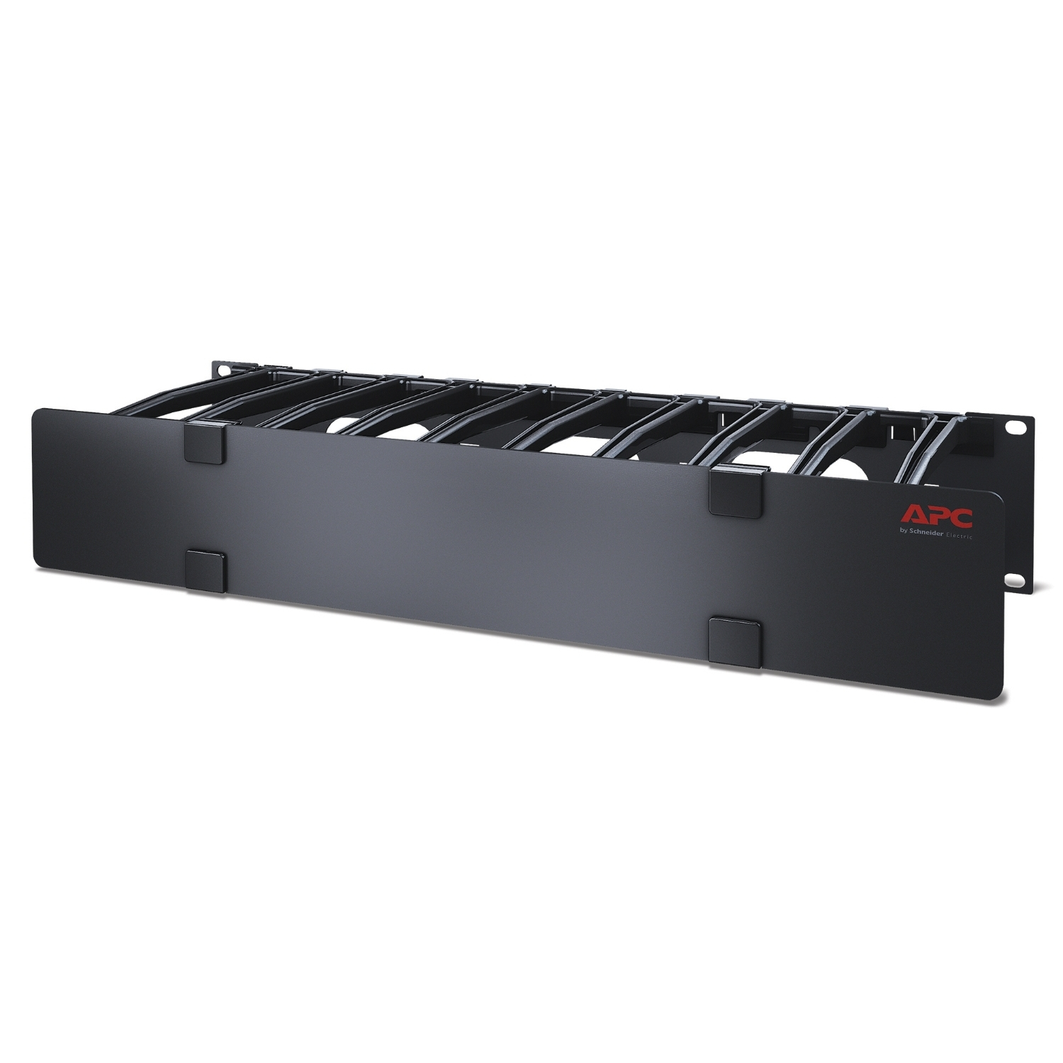 Apc Black Netshelter Cable Management. Horizontal Cable Manager. 2U. Single