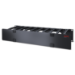 APC NetShelter Cable Management, Horizontal Cable Manager, 2U, Single Side with Cover, Black, 482.6 x 88.9 x 165.1 mm