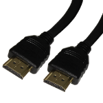 Videk HDMI Plug to HDMI Plug Gold Series HDMI 1.4 4K Audio/ Video Cable 1Mtr