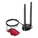Cudy WE4000 network card Internal WLAN / Bluetooth 2400 Mbit/s