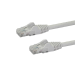 StarTech.com Cable de 2m Blanco de Red Gigabit Cat6 Ethernet RJ45 sin Enganche - Snagless
