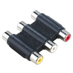 Hama 122249 3 x RCA Zwart