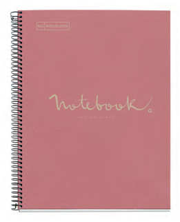 Miquelrius ECO Emotions writing notebook A4 80 sheets Pink