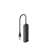 Cudy UH40A interface hub USB 3.2 Gen 1 (3.1 Gen 1) Type-A 5000 Mbit/s Black