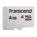 Transcend microSD Card SDHC 300S 4GB