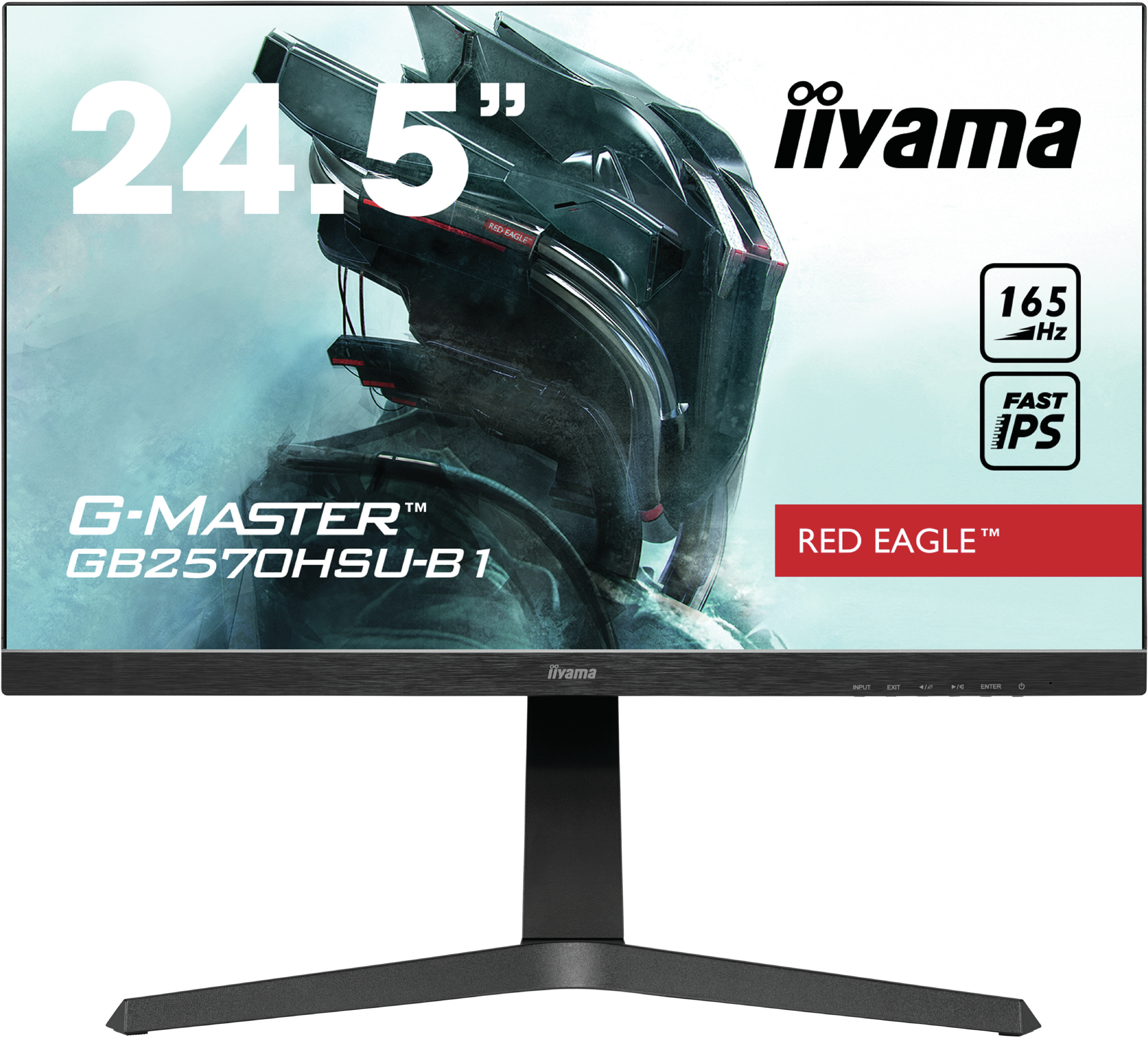 Image of iiyama G-MASTER GB2570HSU-B1 computer monitor 62.2 cm (24.5") 1920...