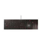 CHERRY KC 6000 SLIM keyboard USB Swiss Black