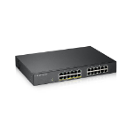 Zyxel GS1900-24EP Géré L2 Gigabit Ethernet (10/100/1000) Connexion Ethernet, supportant l'alimentation via ce port (PoE) Noir