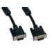 Cables Direct 1m SVGA VGA kabel VGA (D-Sub) Zwart, Zilver