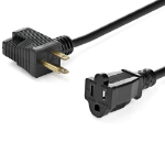 StarTech.com PAC102 power cable Black 12" (0.305 m) NEMA 5-15P NEMA 5-15R